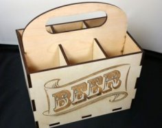 Porta-cervejas com 6 pacotes