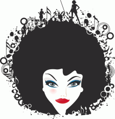 Woman Face Vector Illustration 3 Free Vector