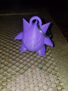 Gengar Keychain 3D Printer Model