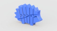 Flexi Hedgehog 3D Printer Model