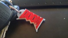 DOOM Key Chain 3D Printer Model