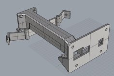 Anycubic Delta Trigorilla Board Mount And Cooling Tunnel 3D Printer Model