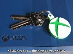 XBOX Key Fob 3D Printer Model