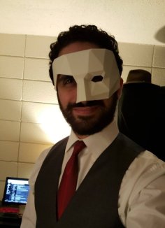 Low Poly Masquerade “Phantom Of The Opera” Mask 3D Printer Model