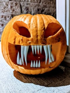 Pumpkin Fangs 3D Printer Model