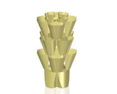 Stackable Cascade Planter 3D Printer Model