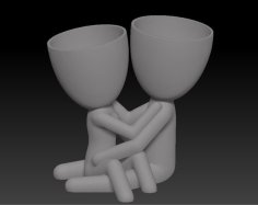 Couple Vase 3D Printer Model