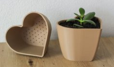 Heart Planter 3D Printer Model