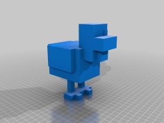 Minecraft’s Chicken 3D Printer Model