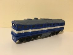 2TE116 Russian Diesel Train In H0 (1:87) 3D Printer Model