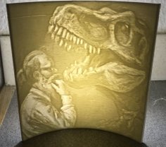 Lithophane Of My Boss 3D Printer Model