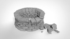 Stone Well 28mm Terrain 3D Printer Model