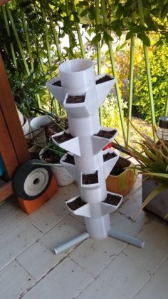 Yet Another Stackable Planter 3D Printer Model