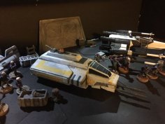 Phantom 1/VCX Starfighter (Star Wars Legion Scale) 3D Printer Model