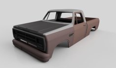 Dodge Ram Late 80s 3D Printer Model