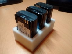 LP-E6 Battery Holder 3D Printer Model