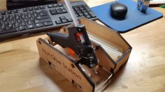 Laser Cut Hot Glue Gun Holder Mkii