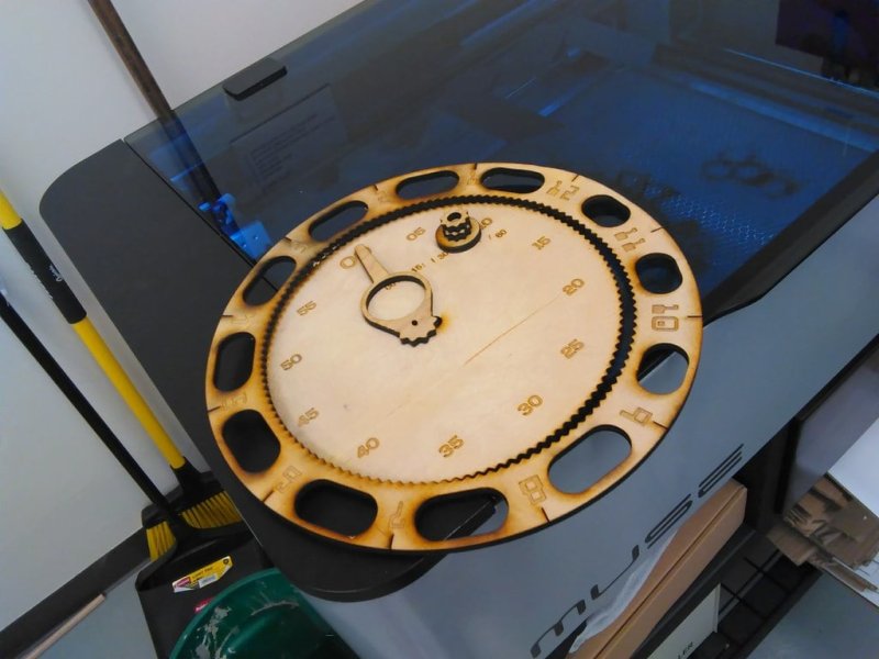 Laser Cut Gear O’ Clock