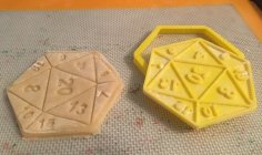 D20 Cookie Cutter 3D Printer Model