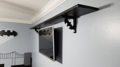 Batman Shelf Bracket 6in 3D Printer Model