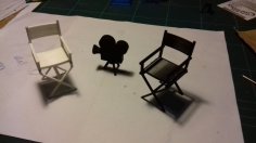 Film Directors Chair 3D Printer Model