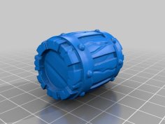 Wooden Barrel 3D Printer Model