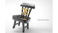 Entic Chanel Chair Miniature 3D Printer Model