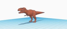 Low Polly Tyrannosaurus Rex 3D Printer Model