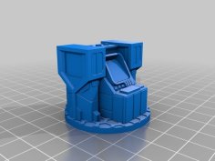 40mm Scifi Terminal Objective 3D Printer Model