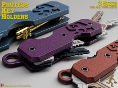 Proteus Key Holder 3D Printer Model