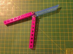 Butterfly Comb (Fun, Functional, Aggressive) 3D Printer Model