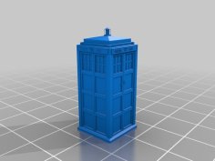 Doctor Who Tardis 3D Printer Model