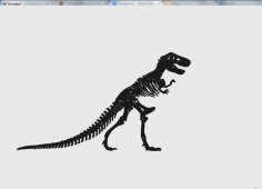 Tyrannosaurus Rex Skeleton 3D Printer Model