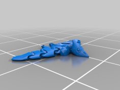 Articulated Pteradactyl 3D Printer Model