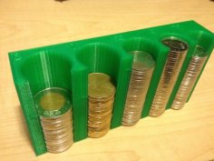 A Canadian Coin Organizer 3D Printer Model