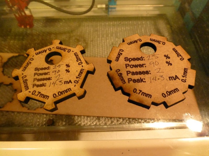 Laser Cut Parallel Friction Fit Gauges SVG File