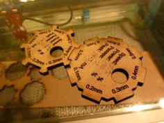 Laser Cut Parallel Friction Fit Gauges SVG File