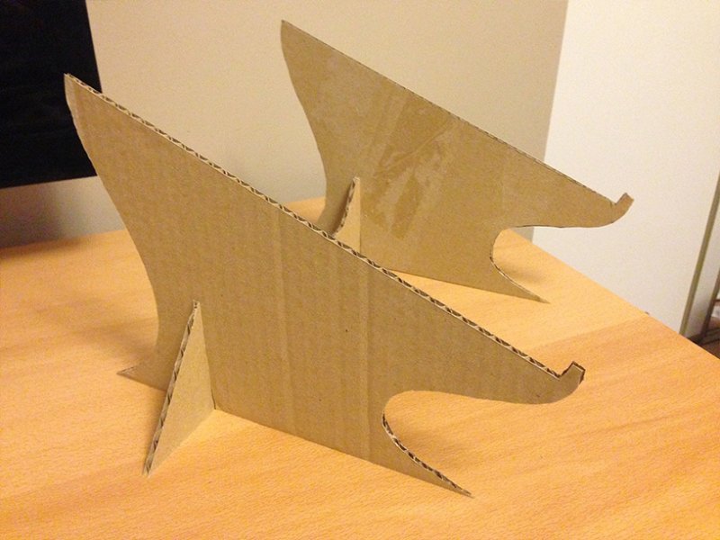 Laser Cut Cardboard Laptop Stand SVG File