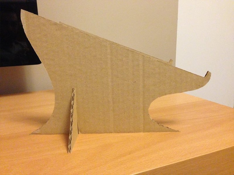 Laser Cut Cardboard Laptop Stand SVG File