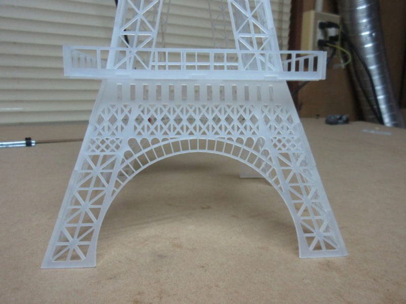 Laser Cut Acrylic Eiffel Tower DXF File