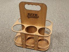 Laser Cut 6 Pack Beer Carrier SVG File