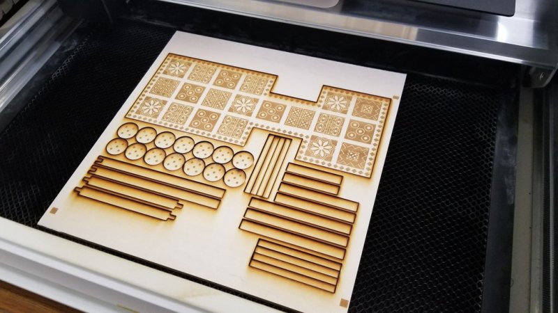 Laser Cut The Royal Game Of Ur SVG File