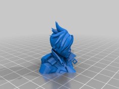 Tracer Bust From Owerwatch 3D Printer Model