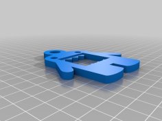 DOMO Keychain 3D Printer Model