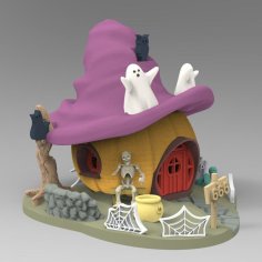 Diorama Halloween 3D Printer Model