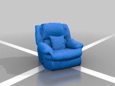 Recliner Chair – 3D Scanned 3D Printer Model