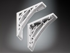 Optimized Furniture Bracket 3D Printer Model