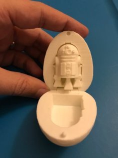 R2D2 Surprise Egg 3D Printer Model