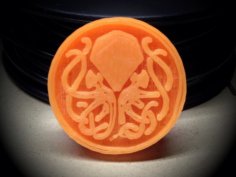 Cthulhu Cult Token 3D Printer Model