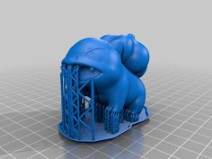 Bulbasaur Presupported 3D Printer Model